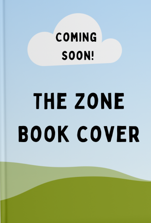 The Zone Book Cover Rotation Forest background with the text: There’s so much I could say. About the creeping doubt. About the worry that my anger will win no matter how hard I try.